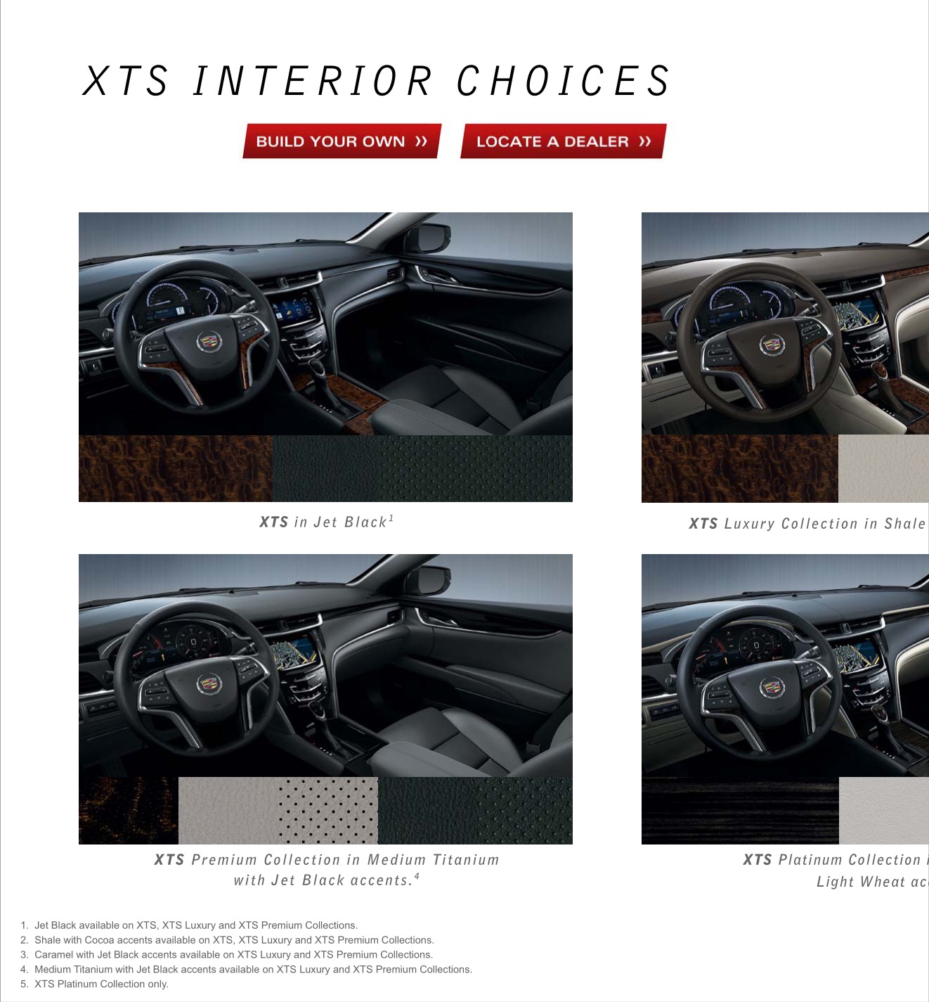2013 Cadillac XTS Brochure Page 38